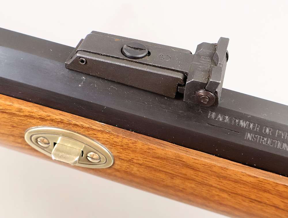 THOMPSON CENTER 50 Cal HAWKEN RIFLE UNFIRED ? MINT BORE VERY NICE -img-37