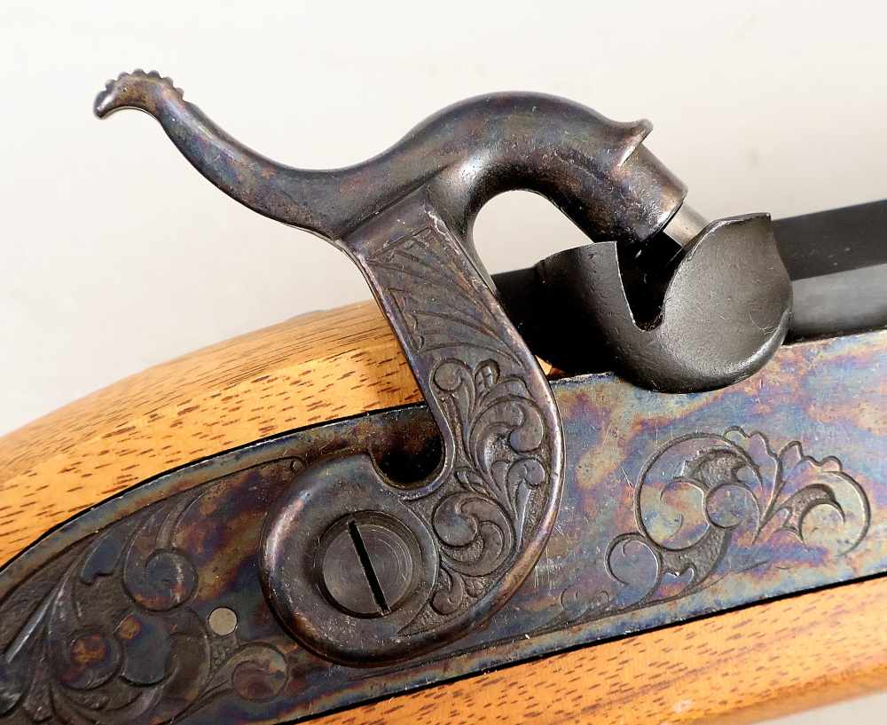 THOMPSON CENTER 50 Cal HAWKEN RIFLE UNFIRED ? MINT BORE VERY NICE -img-15