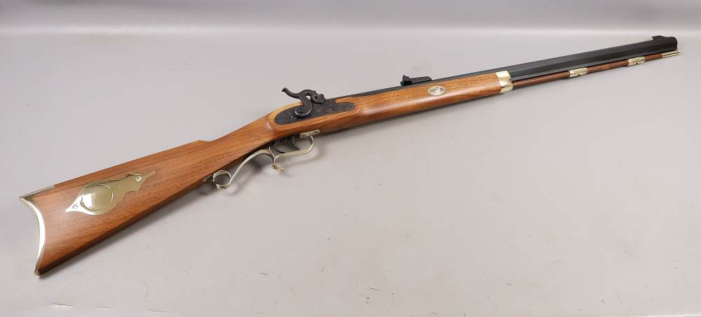 THOMPSON CENTER 50 Cal HAWKEN RIFLE UNFIRED ? MINT BORE VERY NICE -img-2