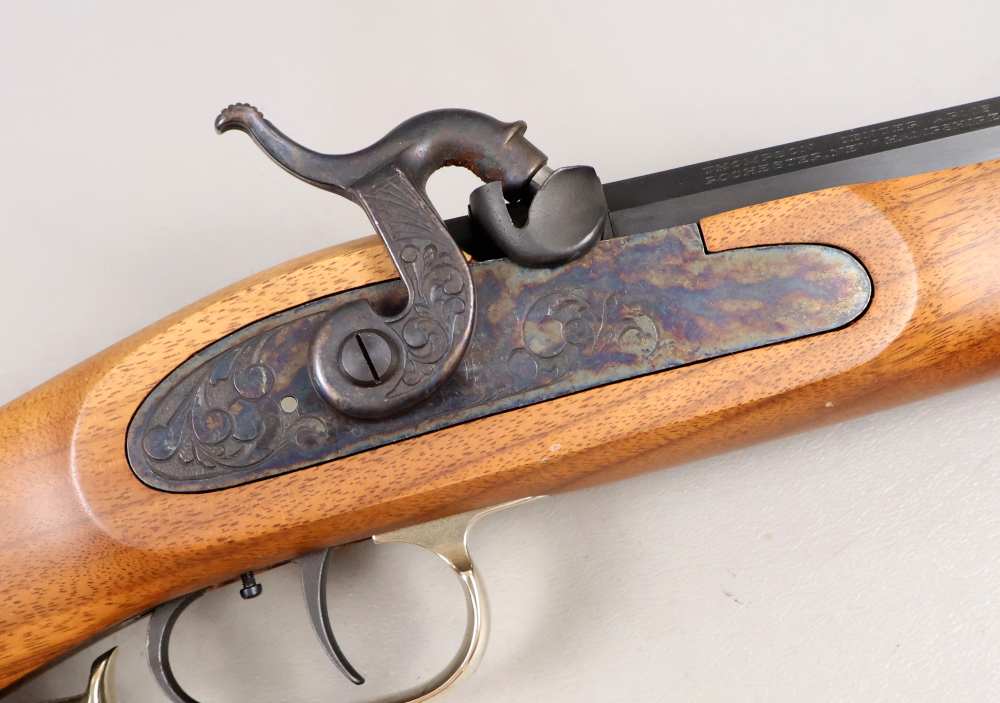 THOMPSON CENTER 50 Cal HAWKEN RIFLE UNFIRED ? MINT BORE VERY NICE -img-12