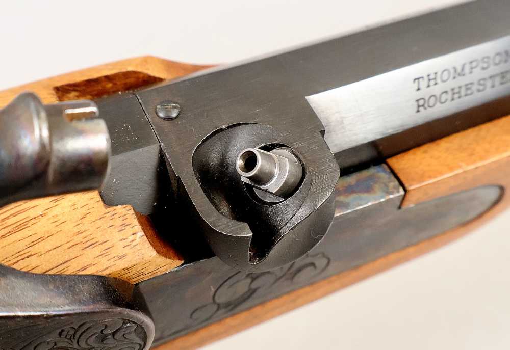THOMPSON CENTER 50 Cal HAWKEN RIFLE UNFIRED ? MINT BORE VERY NICE -img-65