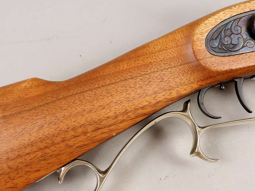 THOMPSON CENTER 50 Cal HAWKEN RIFLE UNFIRED ? MINT BORE VERY NICE -img-10