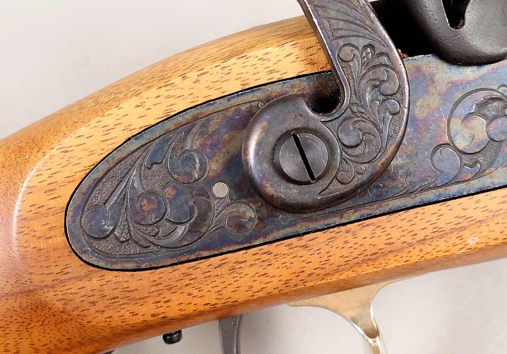 THOMPSON CENTER 50 Cal HAWKEN RIFLE UNFIRED ? MINT BORE VERY NICE -img-14