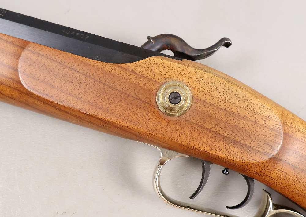 THOMPSON CENTER 50 Cal HAWKEN RIFLE UNFIRED ? MINT BORE VERY NICE -img-13