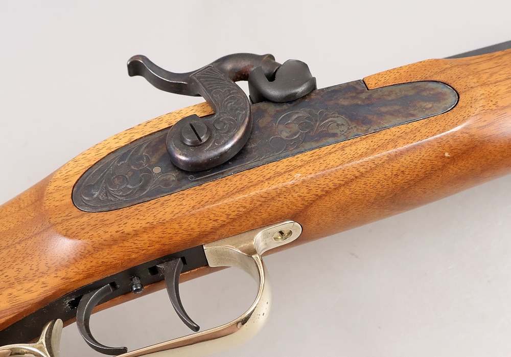 THOMPSON CENTER 50 Cal HAWKEN RIFLE UNFIRED ? MINT BORE VERY NICE -img-23