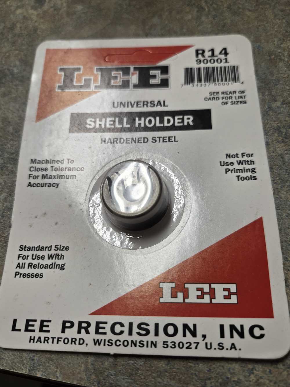 LEE R14 Shellholder 90001-img-0