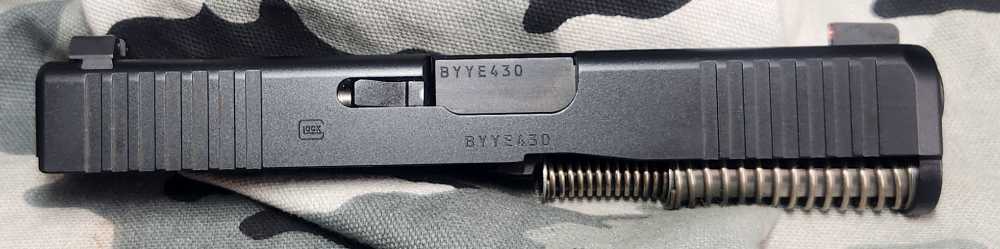 Glock 45 9MM Complete Slide Night Sights Used 430-img-0