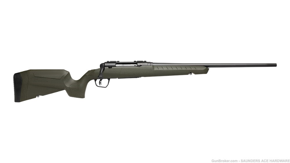 SAVAGE AXIS 2 Rifle AccuTrigger 30-06 4+1R 22" Weaver Mount OD Green-img-3
