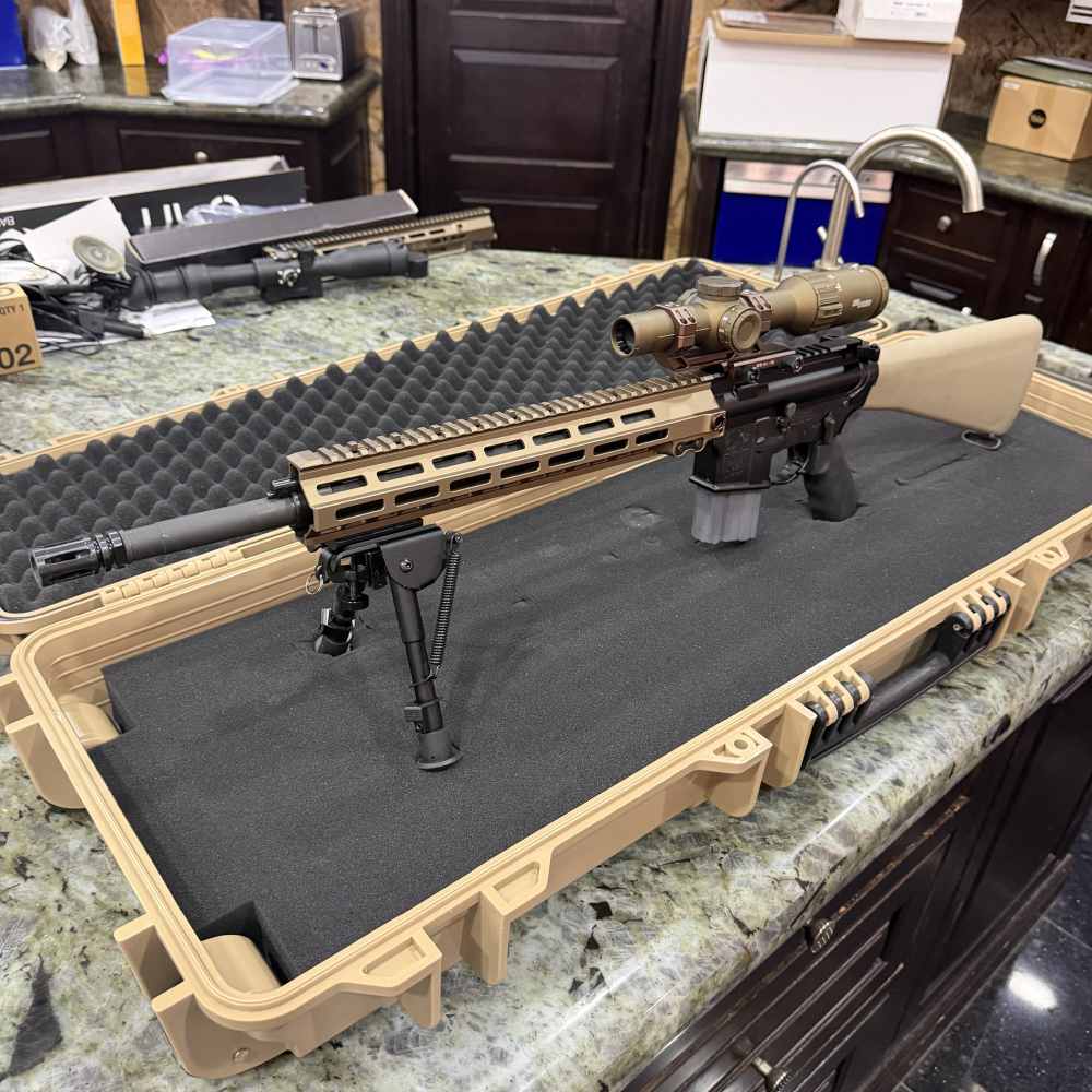 Colt FBI HRT DMR Clone DD 18" Geissele Romeo6 Unfired M4LE Lower MK12 SPR-img-1