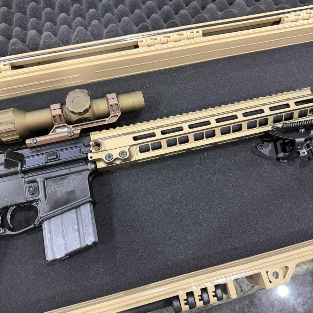 Colt FBI HRT DMR Clone DD 18" Geissele Romeo6 Unfired M4LE Lower MK12 SPR-img-4
