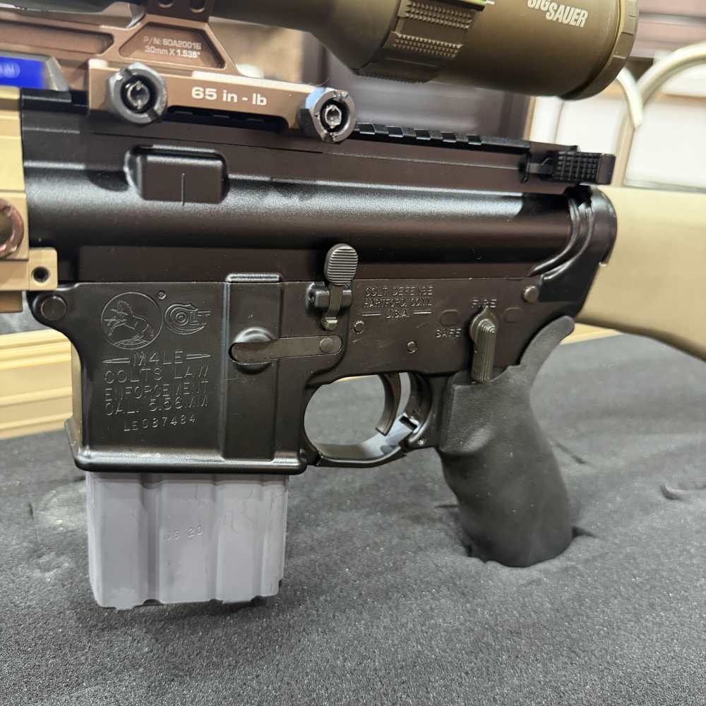 Colt FBI HRT DMR Clone DD 18" Geissele Romeo6 Unfired M4LE Lower MK12 SPR-img-14