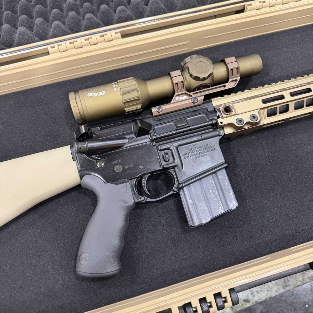 Colt FBI HRT DMR Clone DD 18" Geissele Romeo6 Unfired M4LE Lower MK12 SPR-img-3