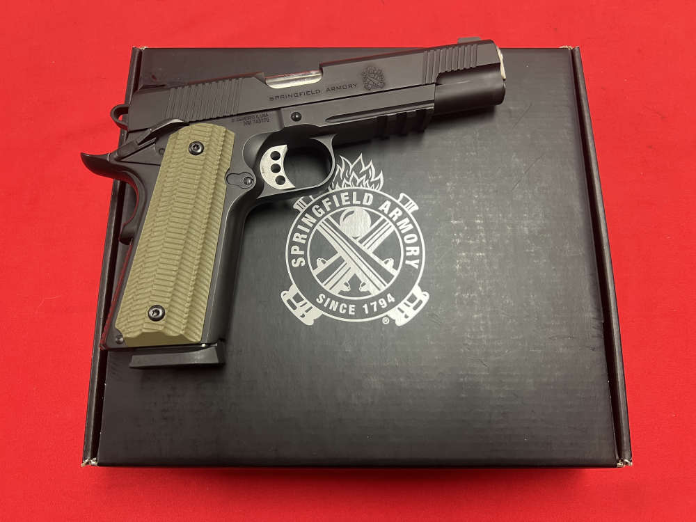 Springfield Armory OPERATOR 1911 .45 ACP 5" gov't railed front night sight -img-1