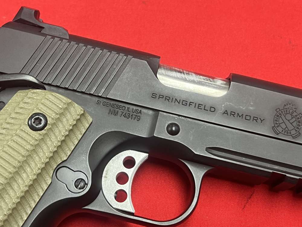 Springfield Armory OPERATOR 1911 .45 ACP 5" gov't railed front night sight -img-5