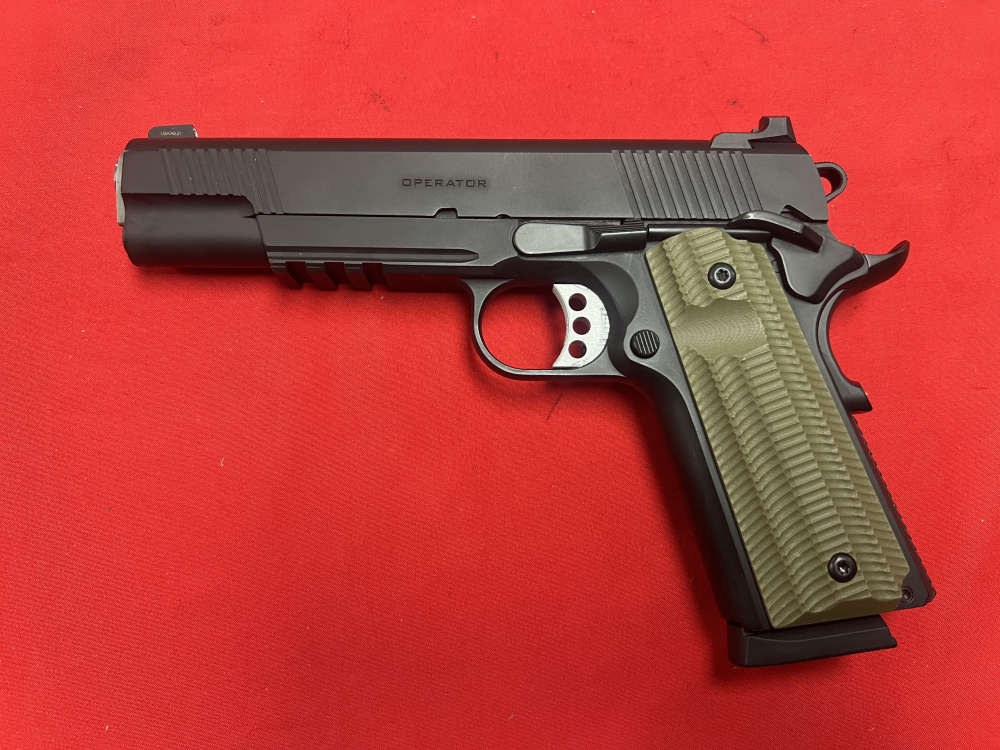 Springfield Armory OPERATOR 1911 .45 ACP 5" gov't railed front night sight -img-3