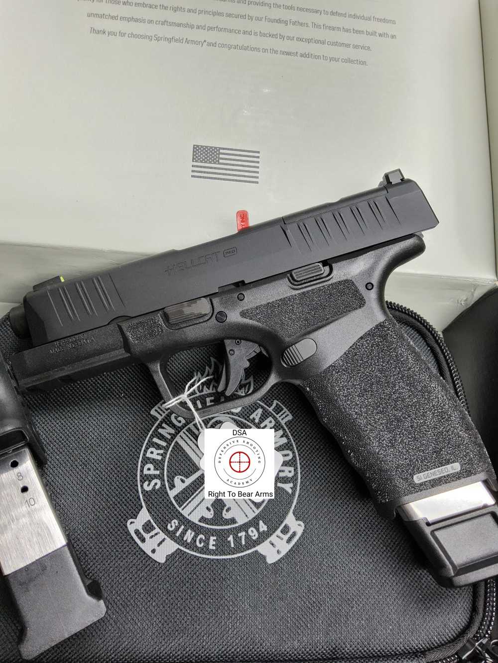 Springfield Hellcat OSP PRO 9mm 3.7'' 10-Rd Semi-Auto Pistol-img-2