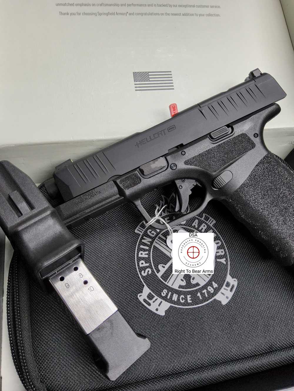 Springfield Hellcat OSP PRO 9mm 3.7'' 10-Rd Semi-Auto Pistol-img-3