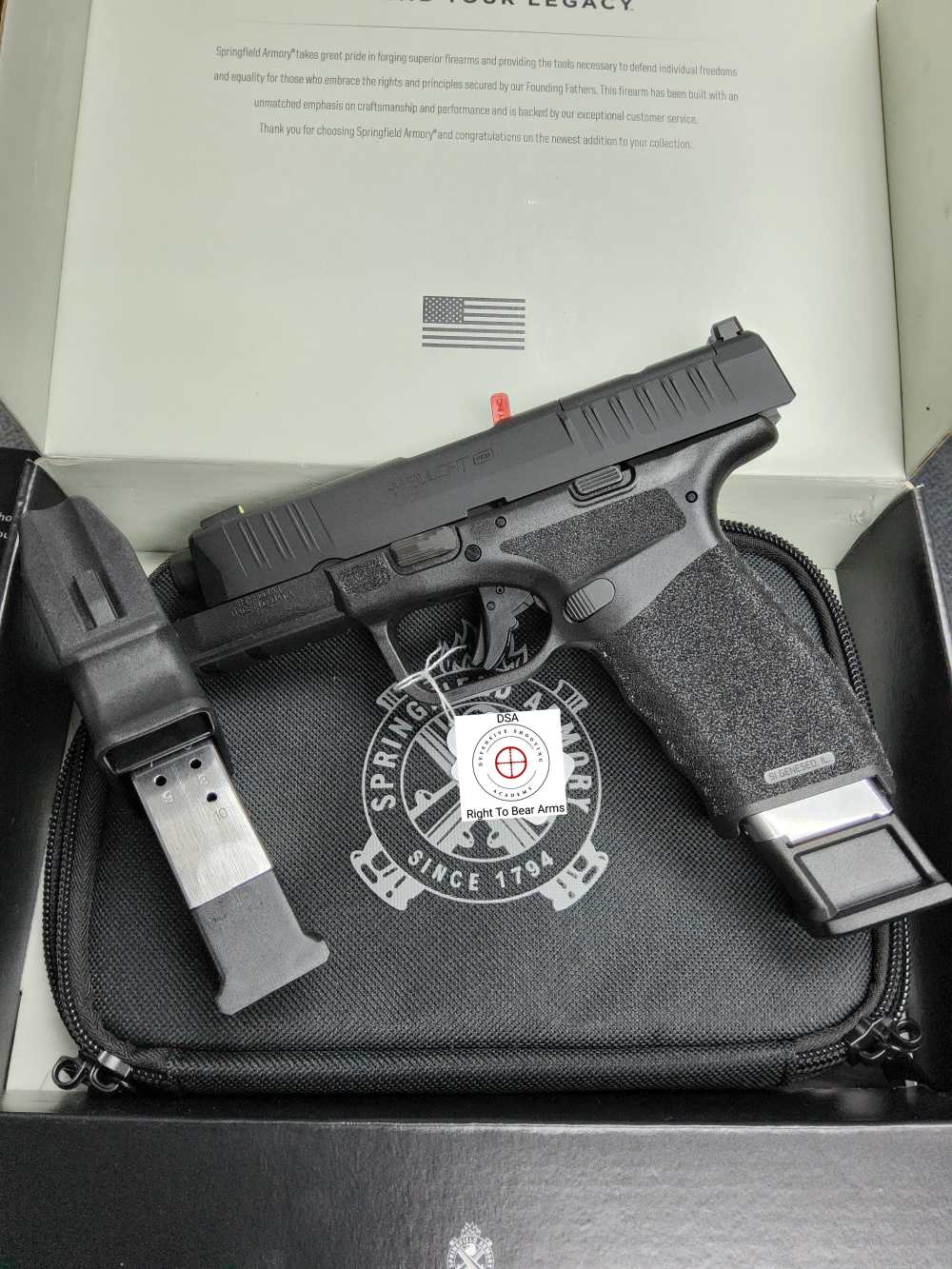 Springfield Hellcat OSP PRO 9mm 3.7'' 10-Rd Semi-Auto Pistol-img-1