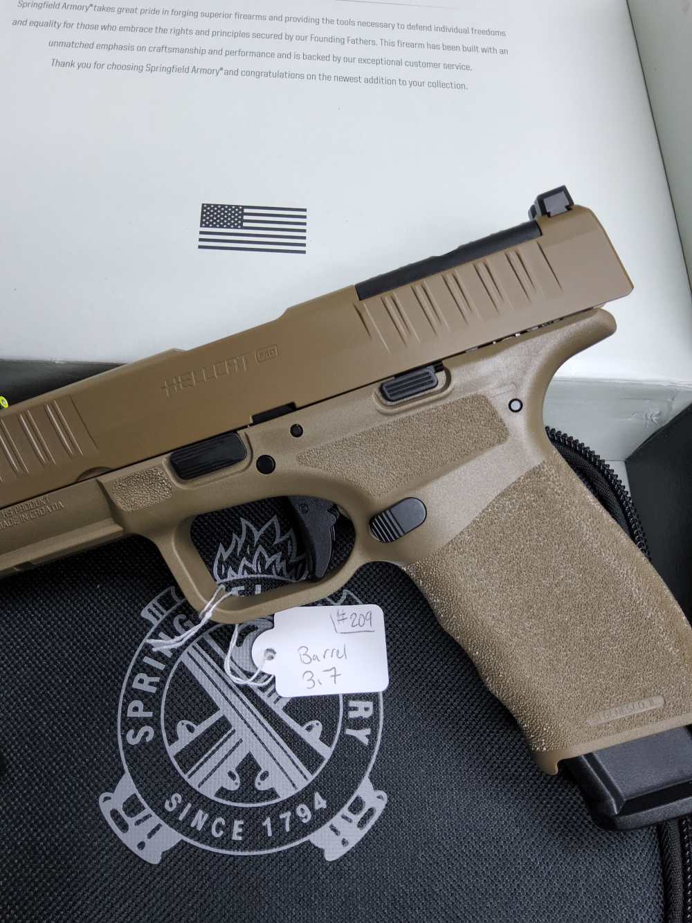 SPRINGFIELD HELCAT PRO OSP 9MM FDE 10 RD-img-1