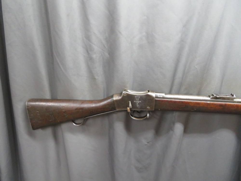 ANTIQUE BRITISH MARK IV “LONG LEVER” MARTINI HENRY RIFLE-ENFIELD 1886-img-1