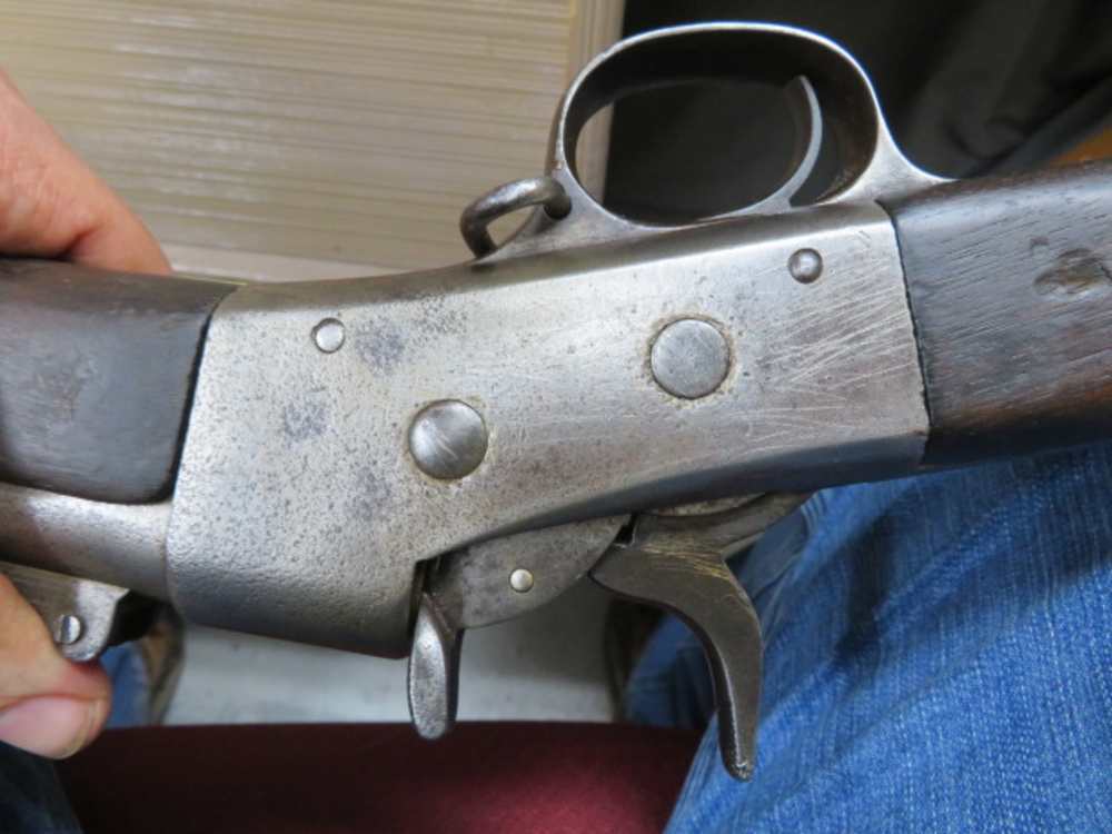 ANTIQUE REMINGTON ROLLING BLOCK TYPE I TRANSFORMED RIFLE-.58 BERDAN CF-img-11
