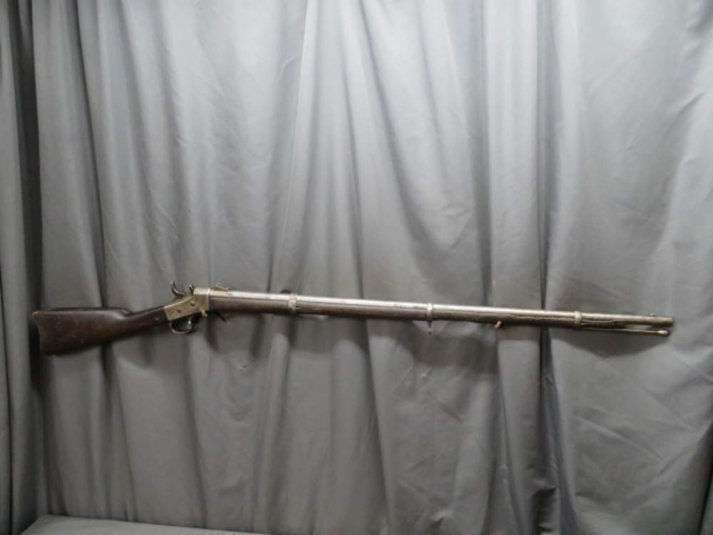 ANTIQUE REMINGTON ROLLING BLOCK TYPE I TRANSFORMED RIFLE-.58 BERDAN CF-img-0