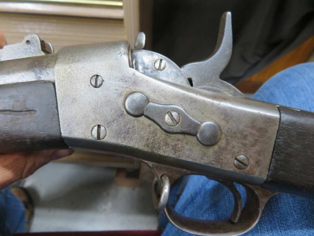 ANTIQUE REMINGTON ROLLING BLOCK TYPE I TRANSFORMED RIFLE-.58 BERDAN CF-img-8