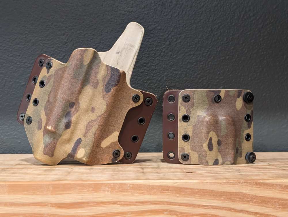 Blackpoint Tactical Leather WING Light Mounted Holster + MAP-img-0