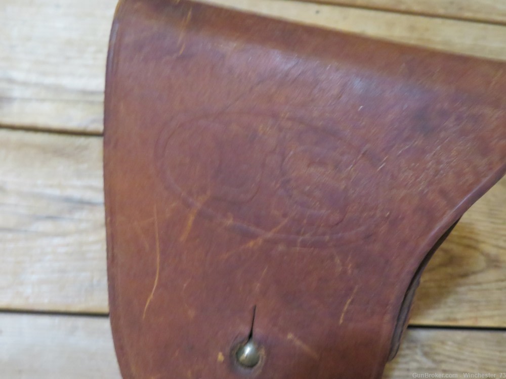 US WW2 1911 45 holster M-1916 made by Walsh 1944 -img-1