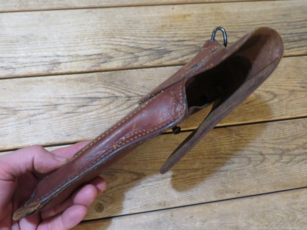 US WW2 1911 45 holster M-1916 made by Walsh 1944 -img-10