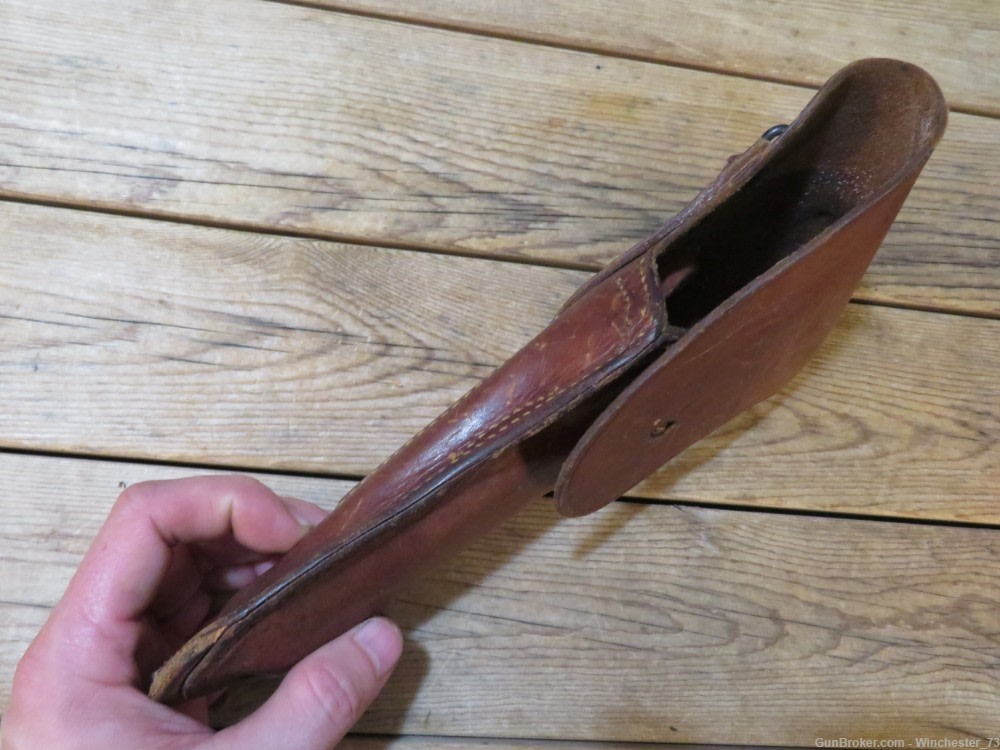 US WW2 1911 45 holster M-1916 made by Walsh 1944 -img-2