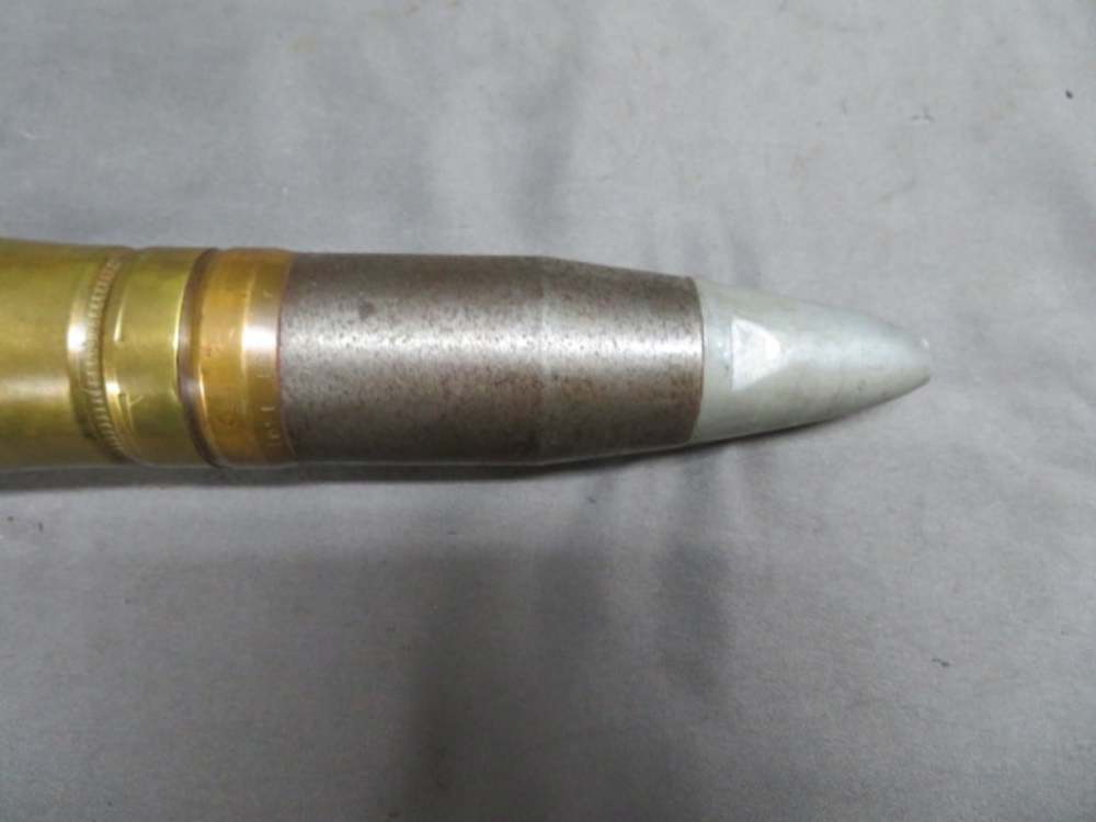 WWII US NAVY 40MM BOFORS CANNON ROUND-DATED 1945-img-5