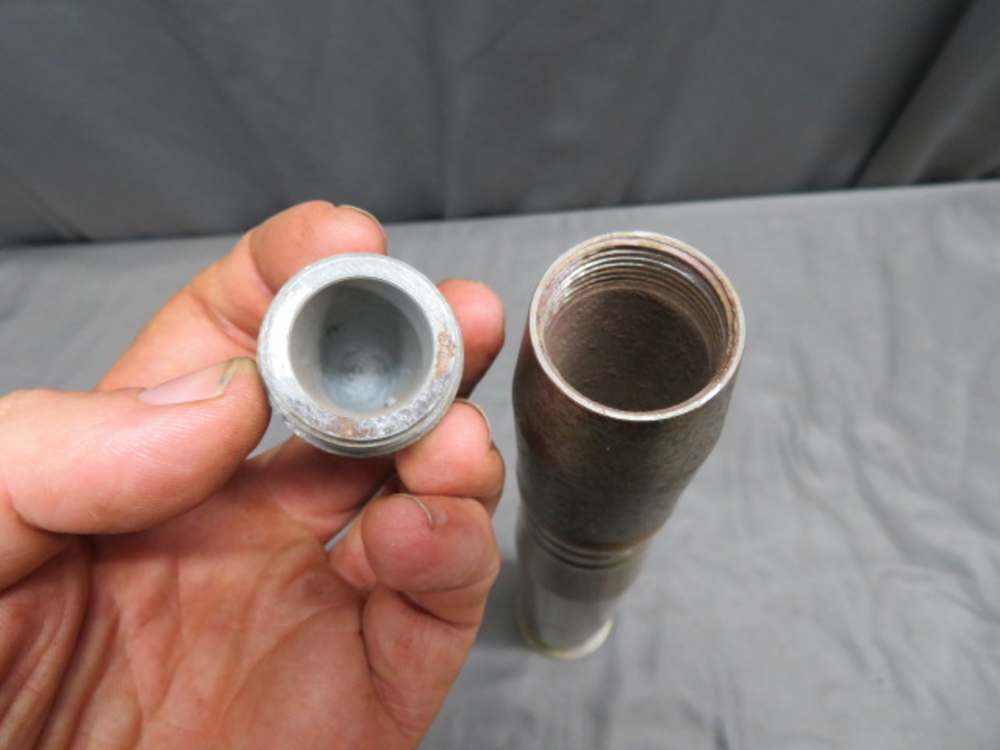 WWII US NAVY 40MM BOFORS CANNON ROUND-DATED 1945-img-12