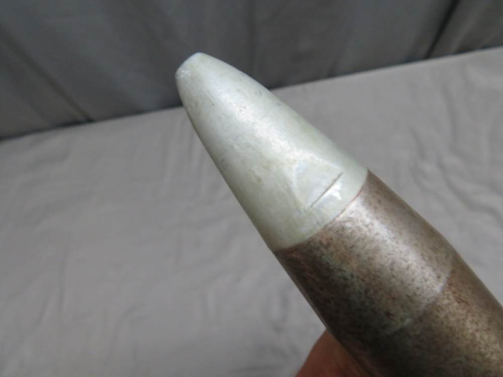 WWII US NAVY 40MM BOFORS CANNON ROUND-DATED 1945-img-11