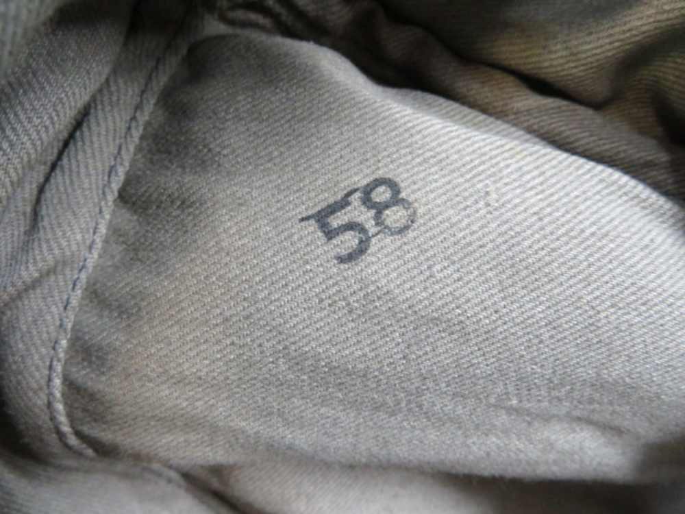 REPRODUCTION WWII GERMAN WAFFEN SS M43 FIELD CAP W/ ORIGINAL EAGLE INSIGNIA-img-7