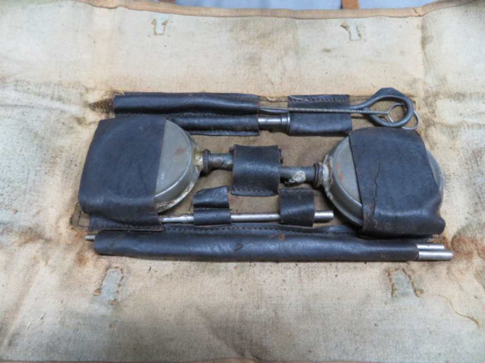 WWI FRENCH CHAUCHAT MACHINE GUN CLEANING KIT-COMPLETE-SCARCE-img-5