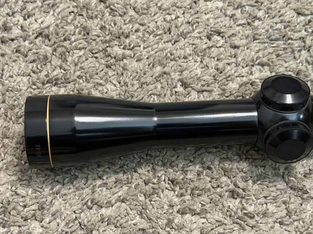 Leupold M8-4x rifle scope 1” tube duplex gloss vintage nice rare-img-6