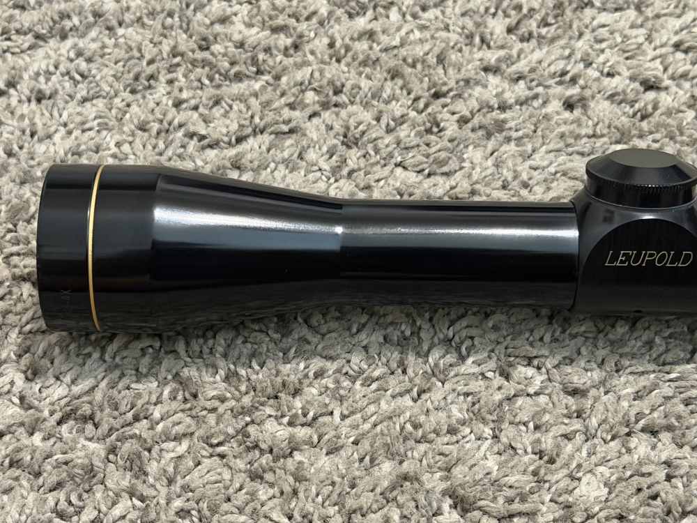 Leupold M8-4x rifle scope 1” tube duplex gloss vintage nice rare-img-2