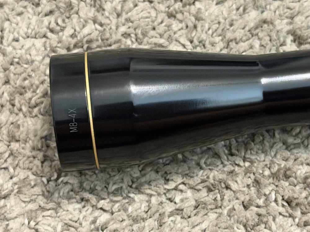 Leupold M8-4x rifle scope 1” tube duplex gloss vintage nice rare-img-7