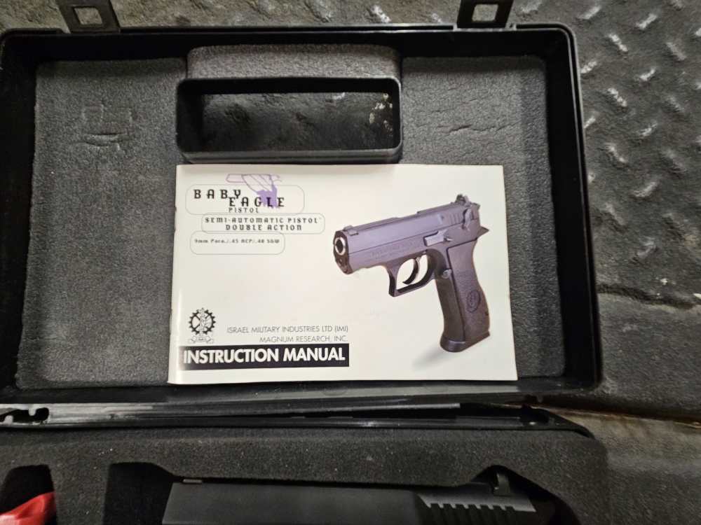 LNIB Early Import Steel Frame Baby Desert Eagle 40 Cal-img-19