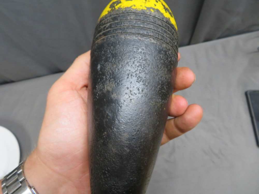 WWII FRENCH 81MM MORTAR ROUND-ORIGINAL-img-4