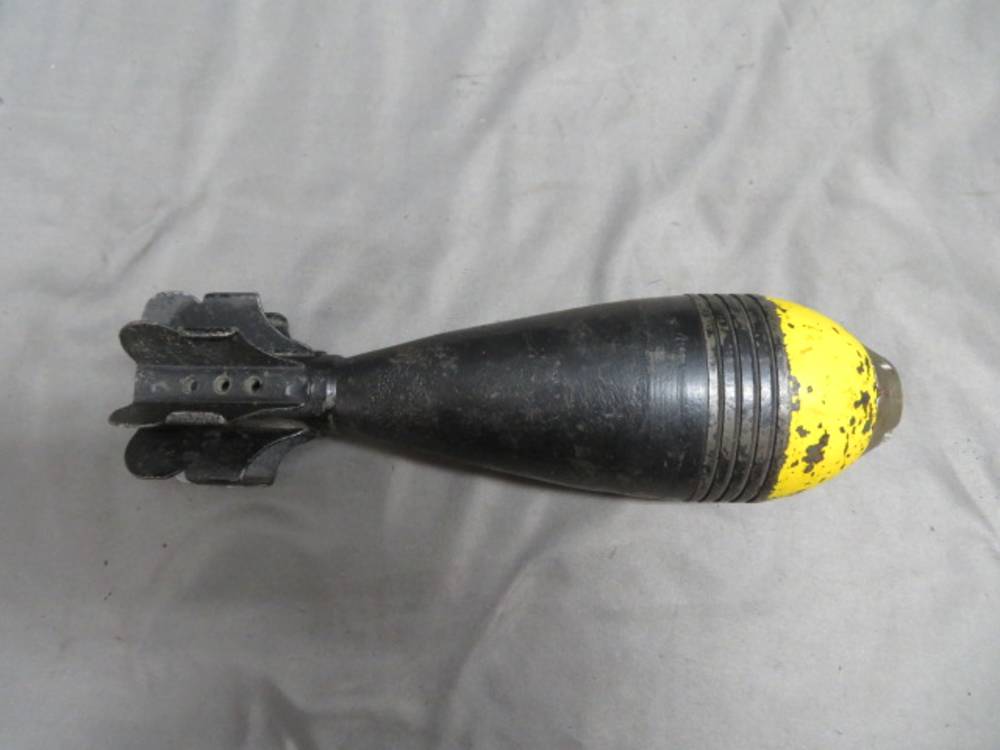 WWII FRENCH 81MM MORTAR ROUND-ORIGINAL-img-1