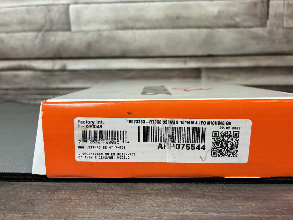 NIB Taurus M66 357 Magnum | 38 Special 7shot SS 4” IN STOCK-img-1