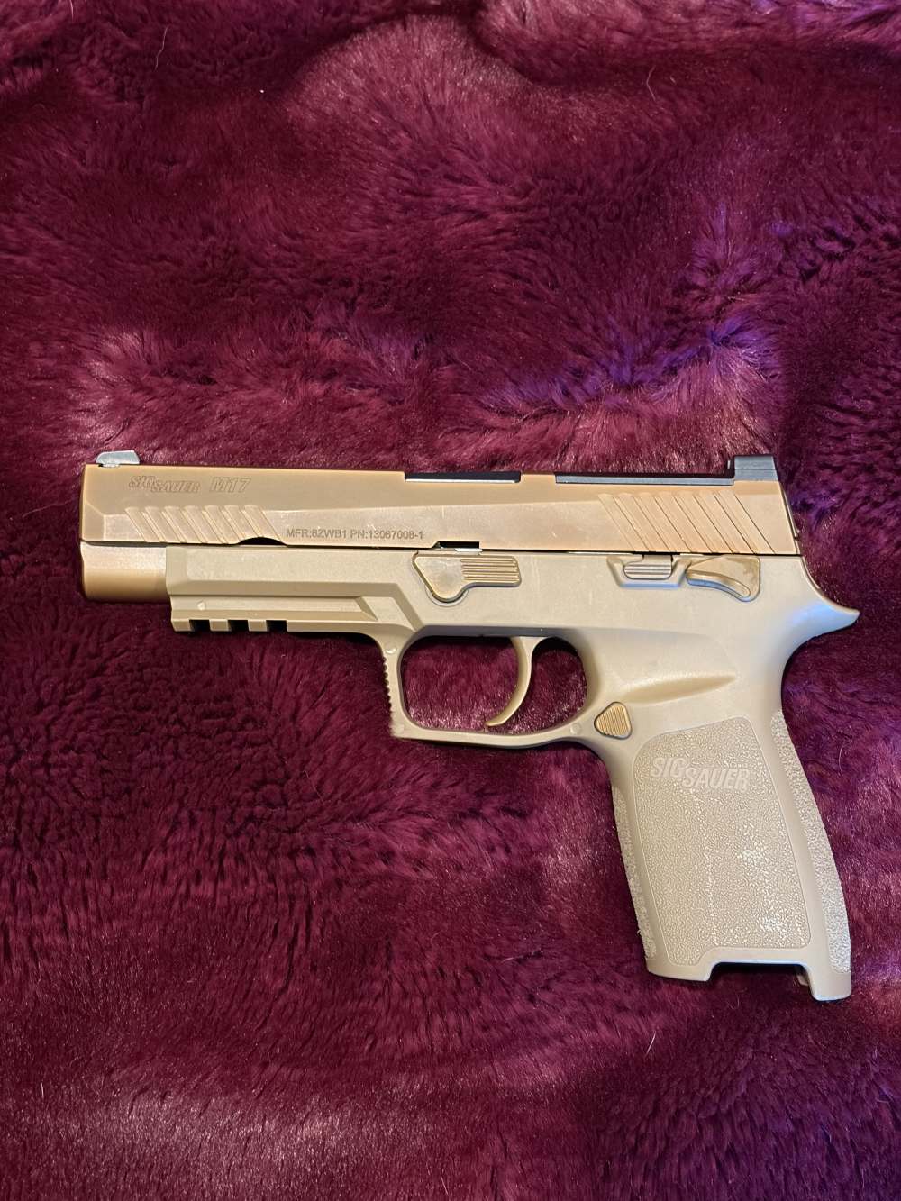 Sig M17 Military surplus Pistol 9mm +P Tan Controls TF000893 $0.1 START!-img-1