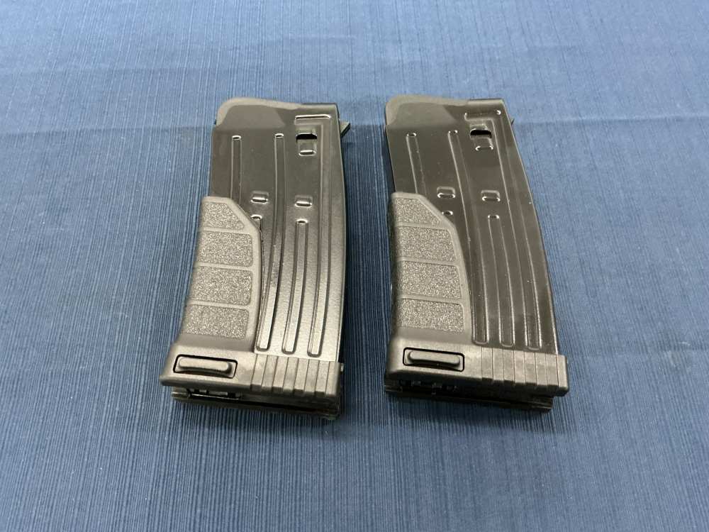 Lot of 2 Turkish Shotgun 12 Gauge 5 Round Metal Mags Penny NR 0.01-img-2