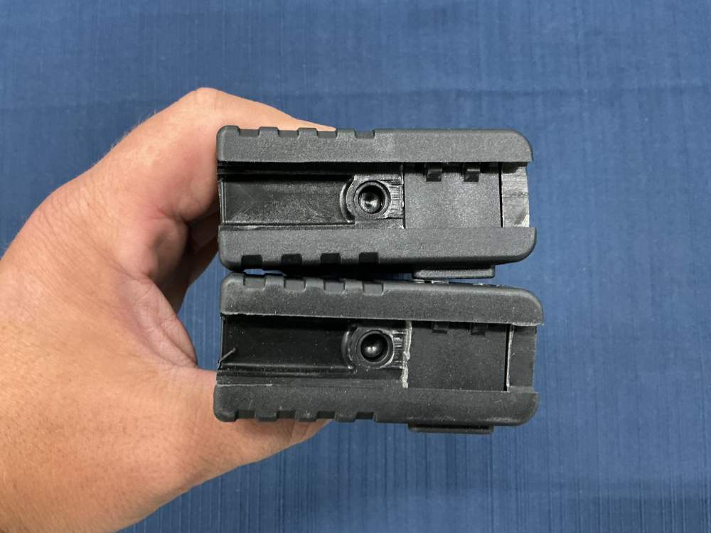 Lot of 2 Turkish Shotgun 12 Gauge 5 Round Metal Mags Penny NR 0.01-img-5