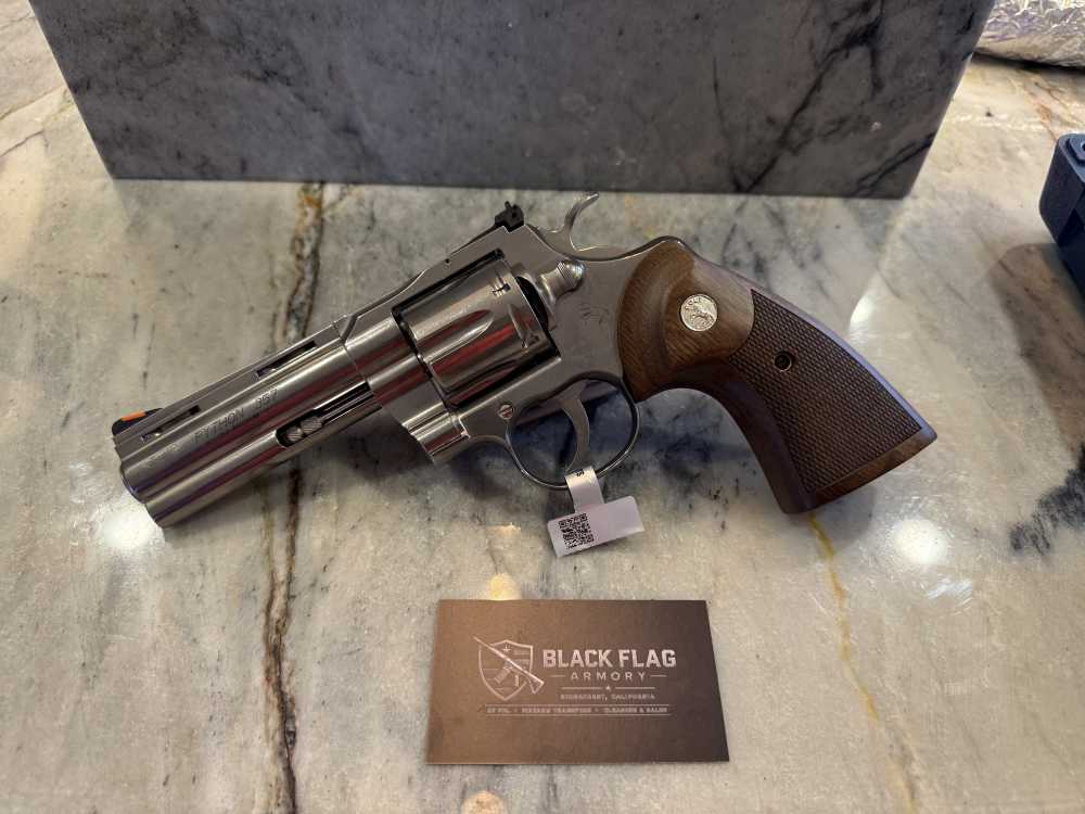 Colt Python .357 Magnum Stainless Revolver – Factory Case & Accessories-img-0