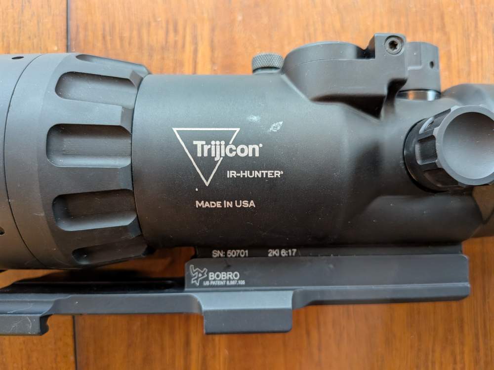 Trijicon IR-Hunter 60mm Thermal Riflescope - 640x480 - BOBRO Mount-img-2
