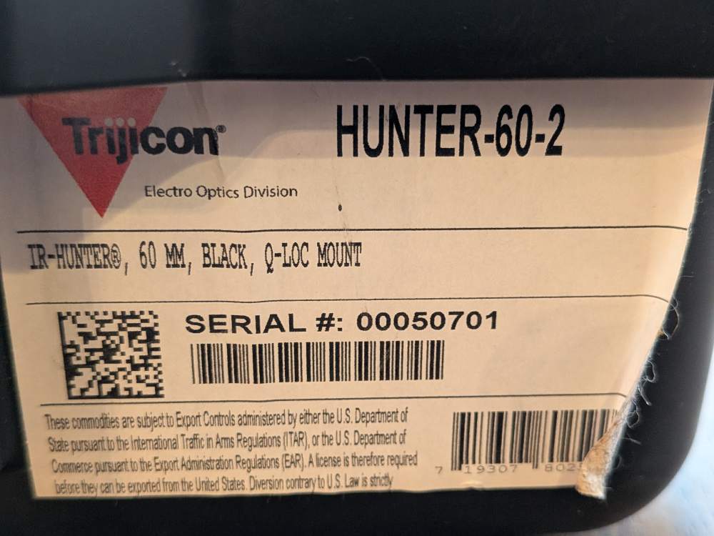 Trijicon IR-Hunter 60mm Thermal Riflescope - 640x480 - BOBRO Mount-img-21
