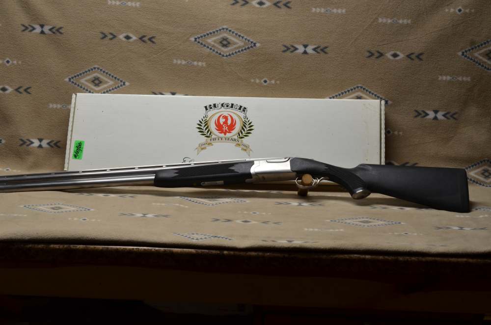 "1999" Ruger Red Label  Stainless Steel & Synthetic  12 Gauge-img-0